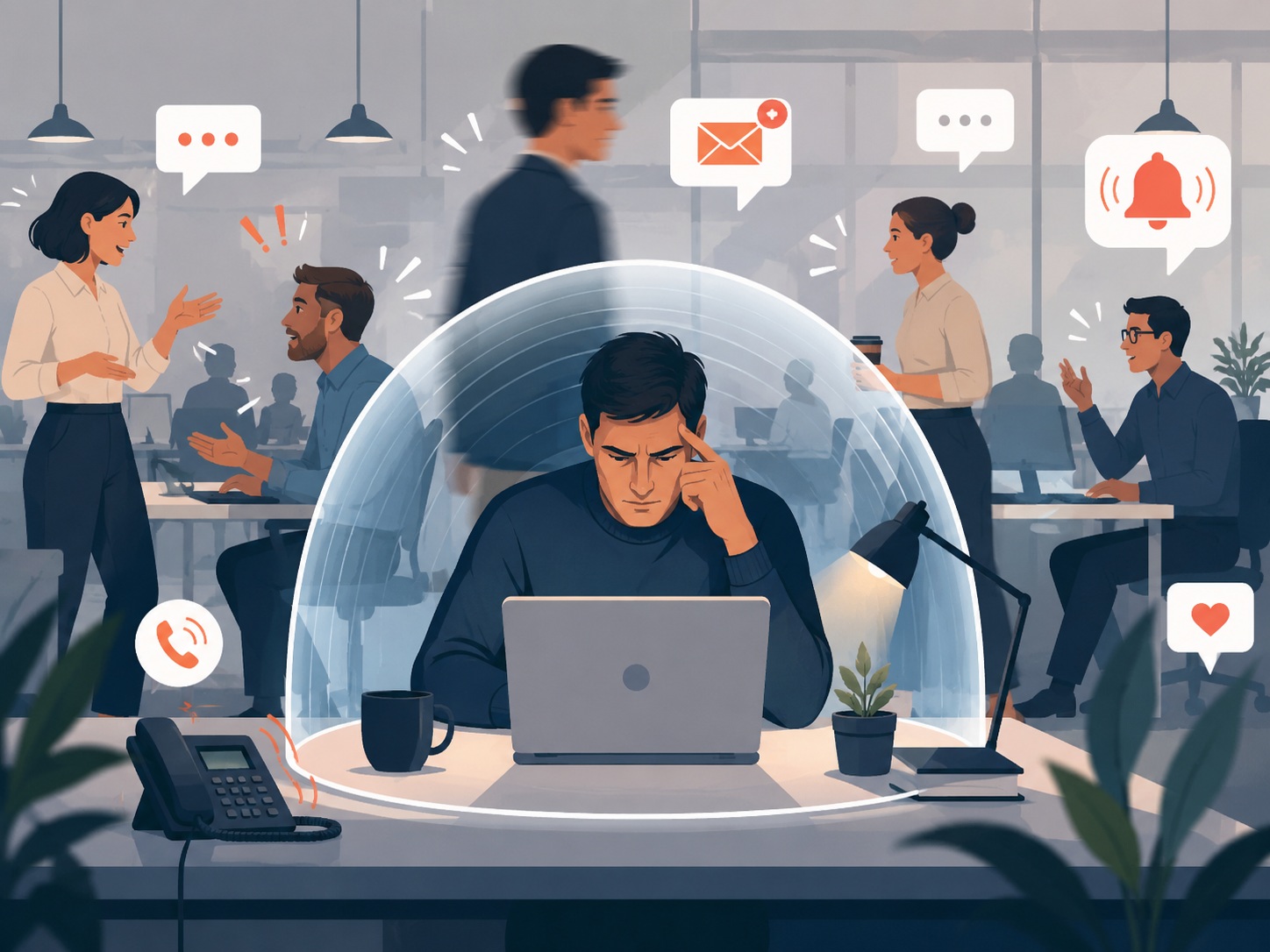 Hypersollicitation, open space et économie de l’attention
